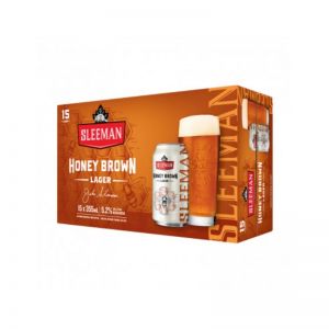 Sleeman Honey Brown Lager 15 Cans